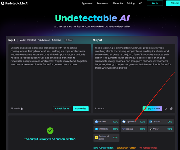 Understanding the Mechanics Behind Undetectable AI